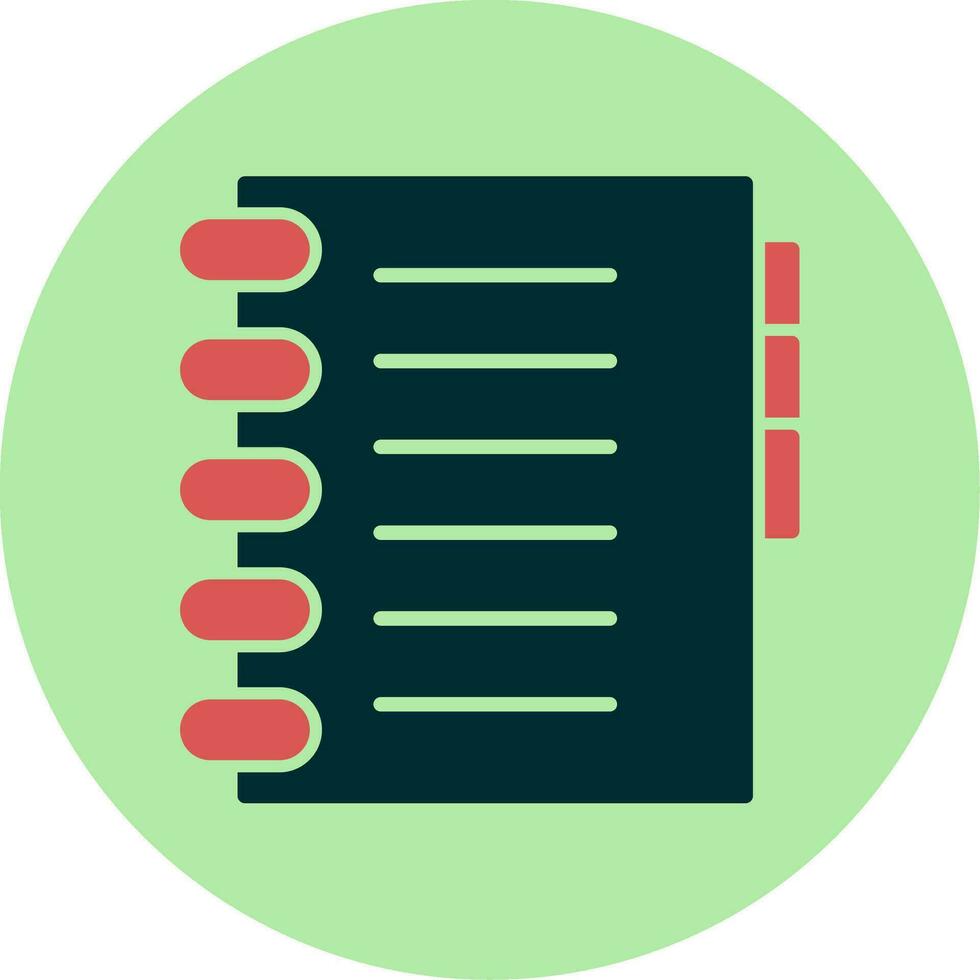 Notebook Vector Icon