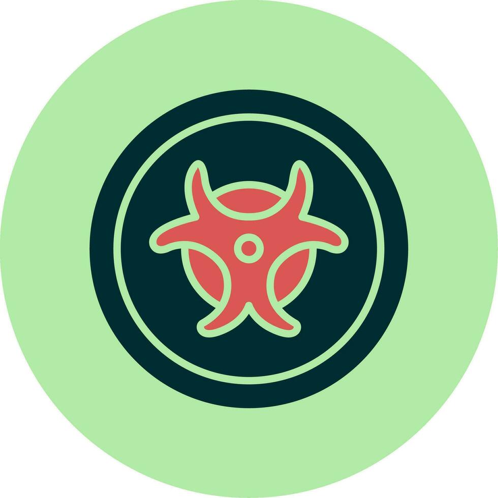 Biohazard Sign Vector Icon