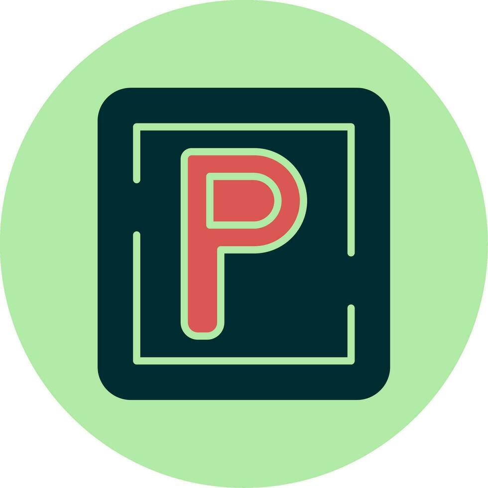 Parking Sign Vector Icon