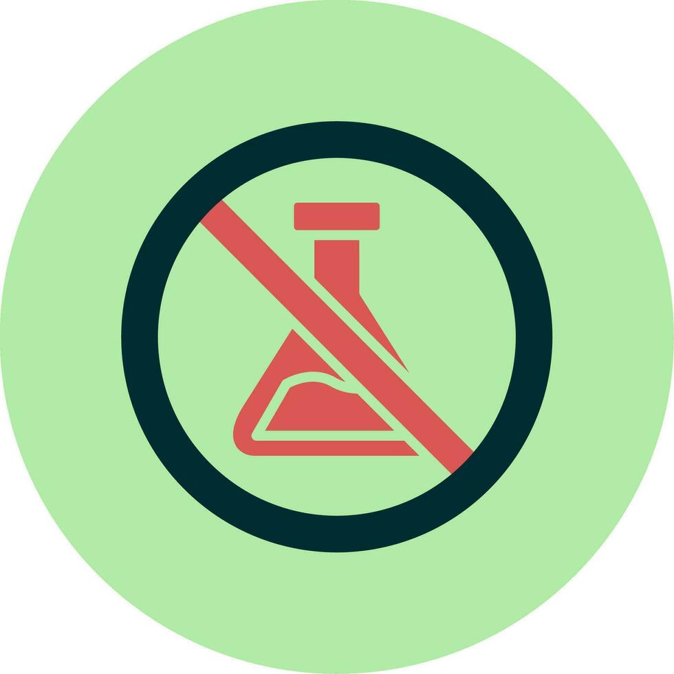 No Chemical Vector Icon