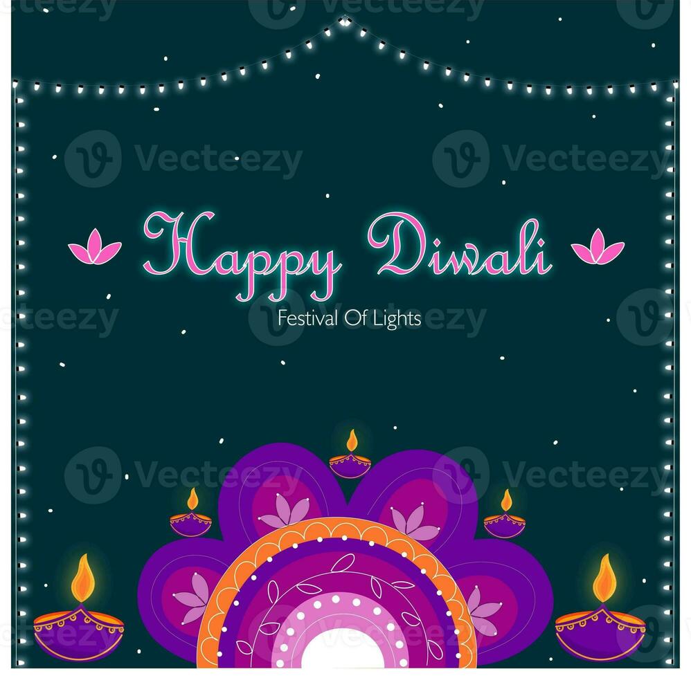 Diwali Festival Poster photo