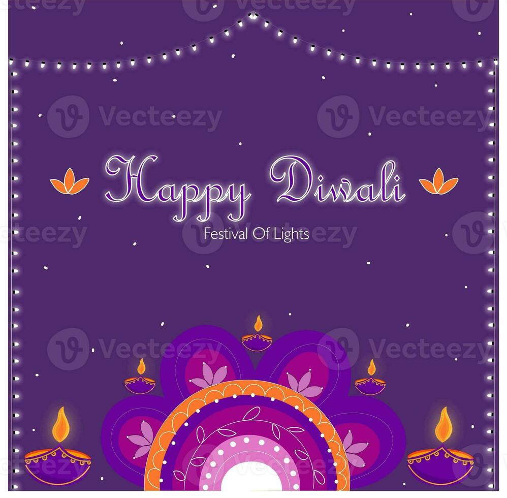 Diwali Festival Poster photo