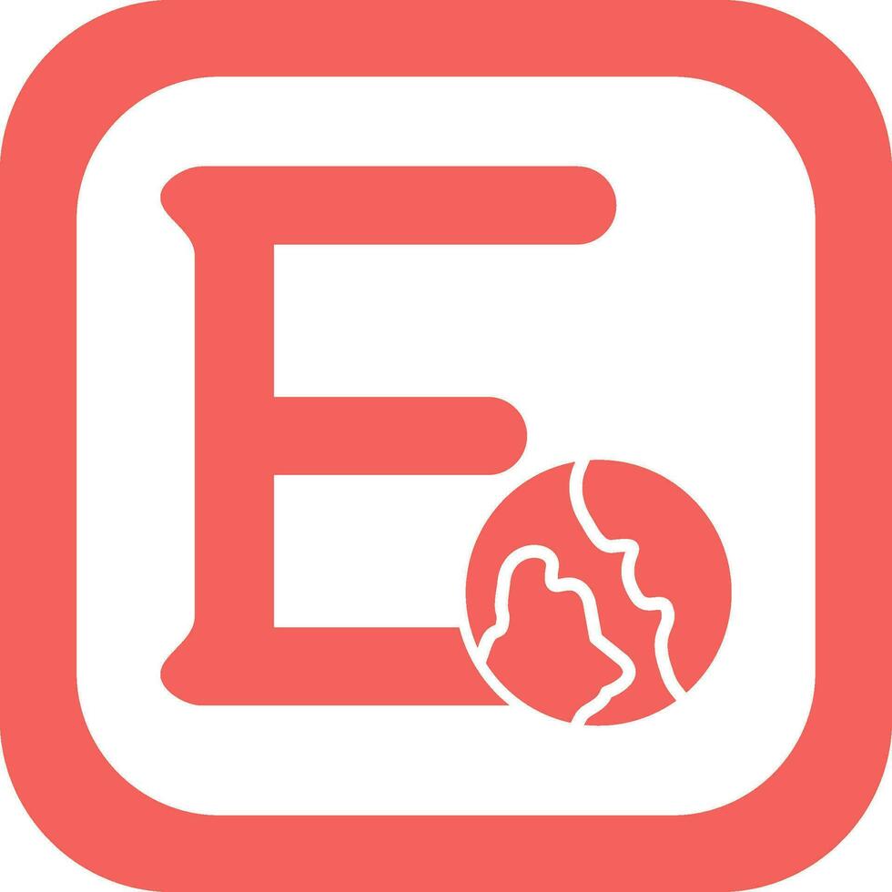 Capital E Vector Icon
