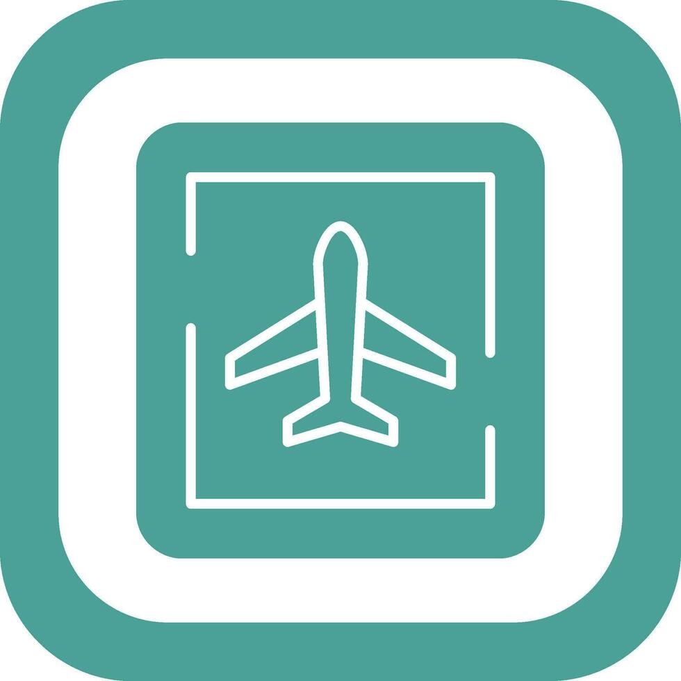 Airport Sign Vector Icon
