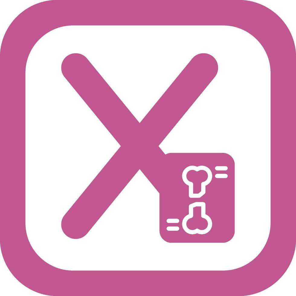 Capital X Vector Icon