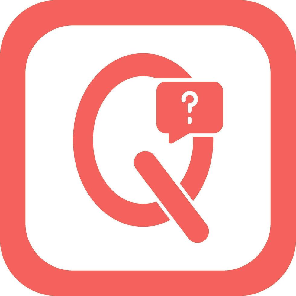 Capital Q Vector Icon