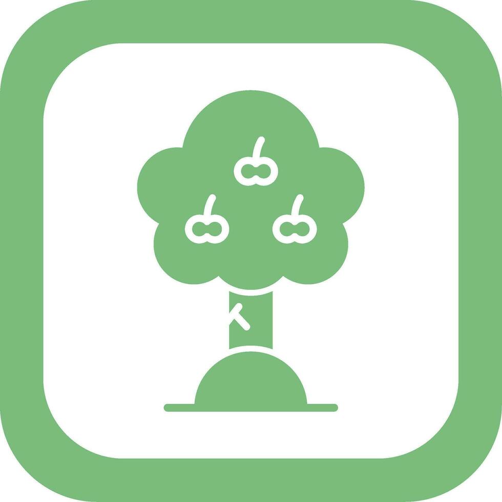 Apple Tree Vector Icon