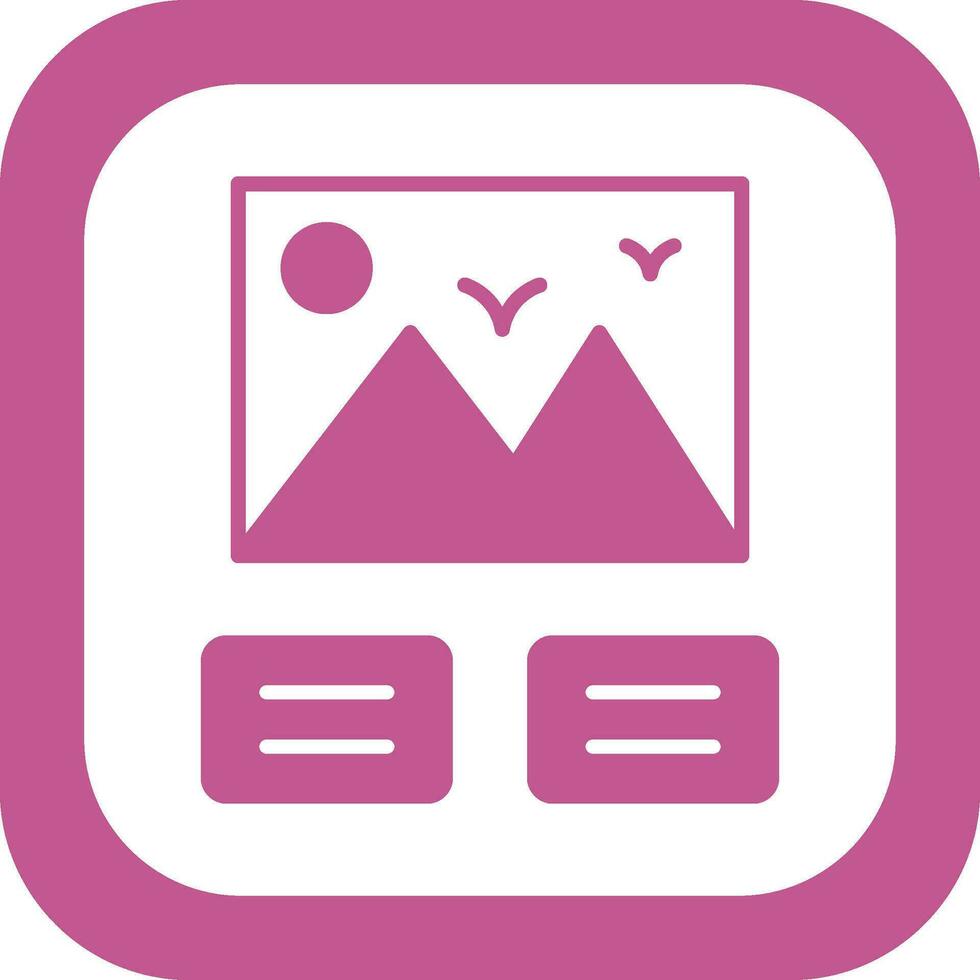 User Generated Content Vector Icon