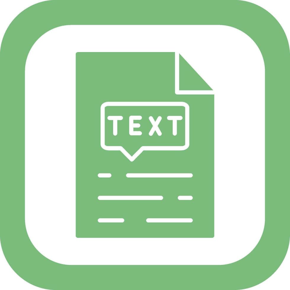 Text Vector Icon