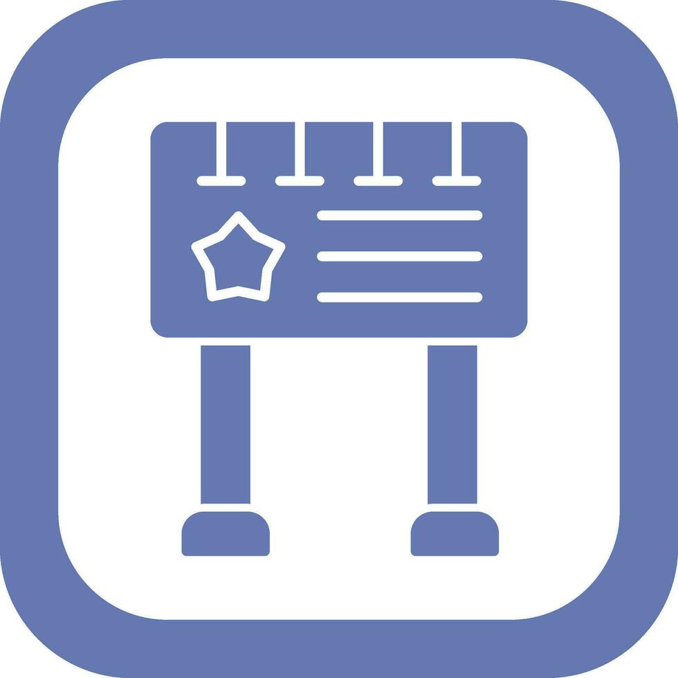 Billboard Vector Icon