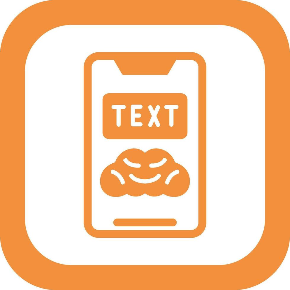 icono de vector de texto