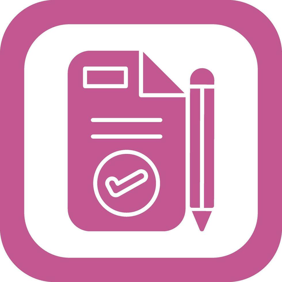 Pen And Paper Vector Icon