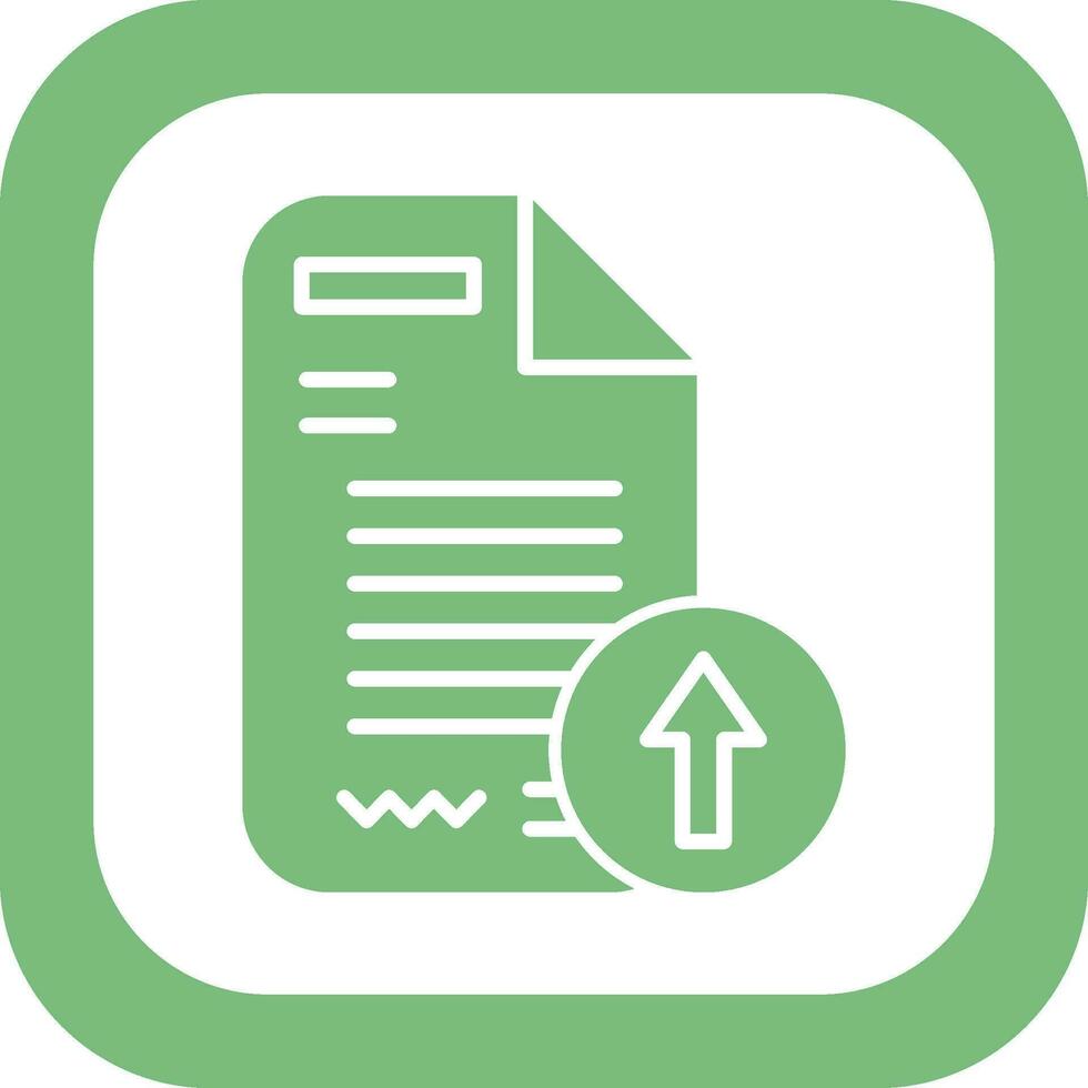 Upload File Vector Icon