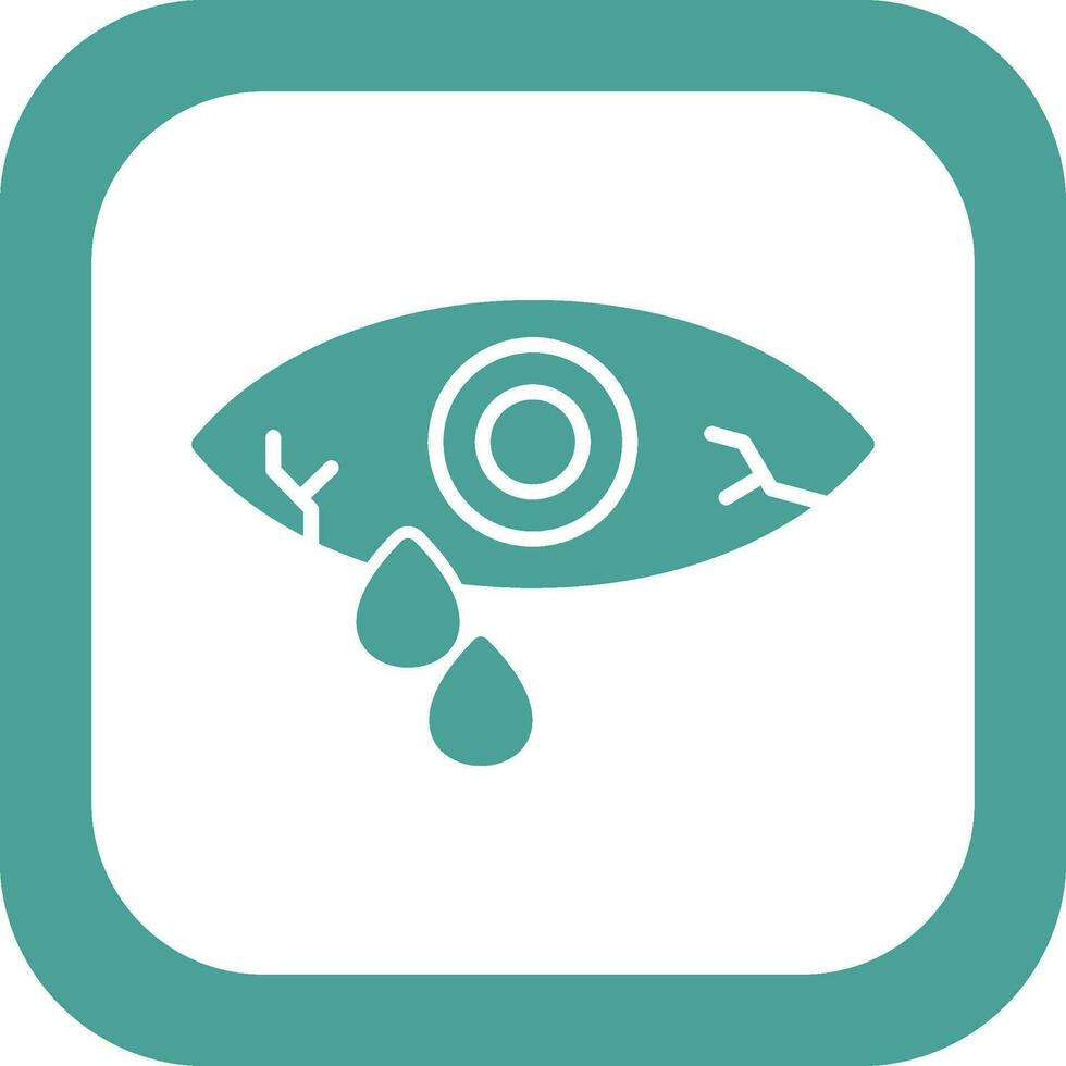 Watery Eye Vector Icon