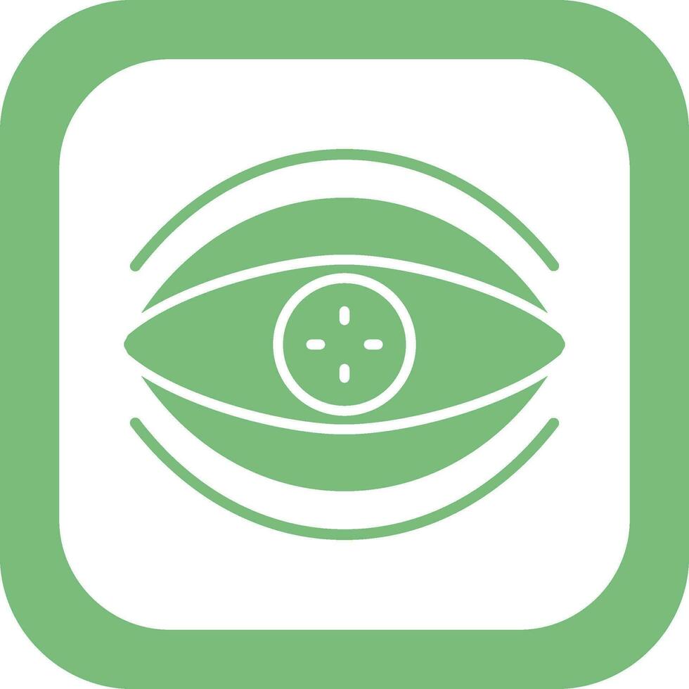 Bionic Contact Lens Vector Icon