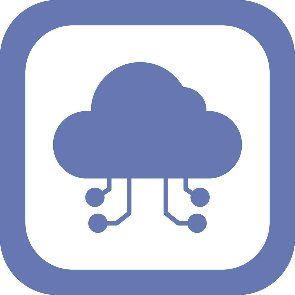 Cloud Computing Vector Icon