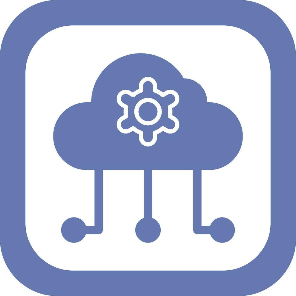 Cloud Computing Vector Icon