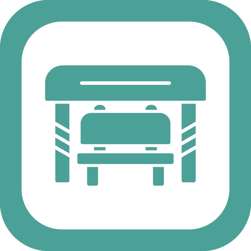 Bus Stop Vector Icon