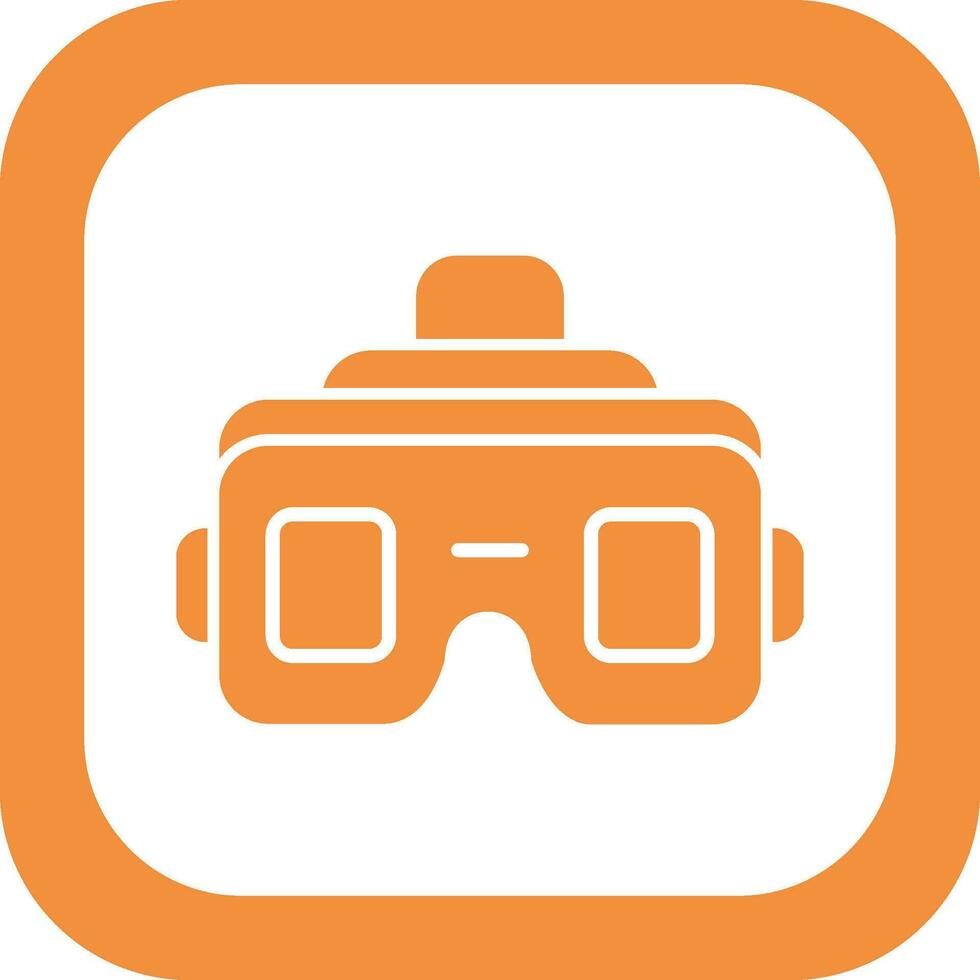 icono de vector de gafas vr