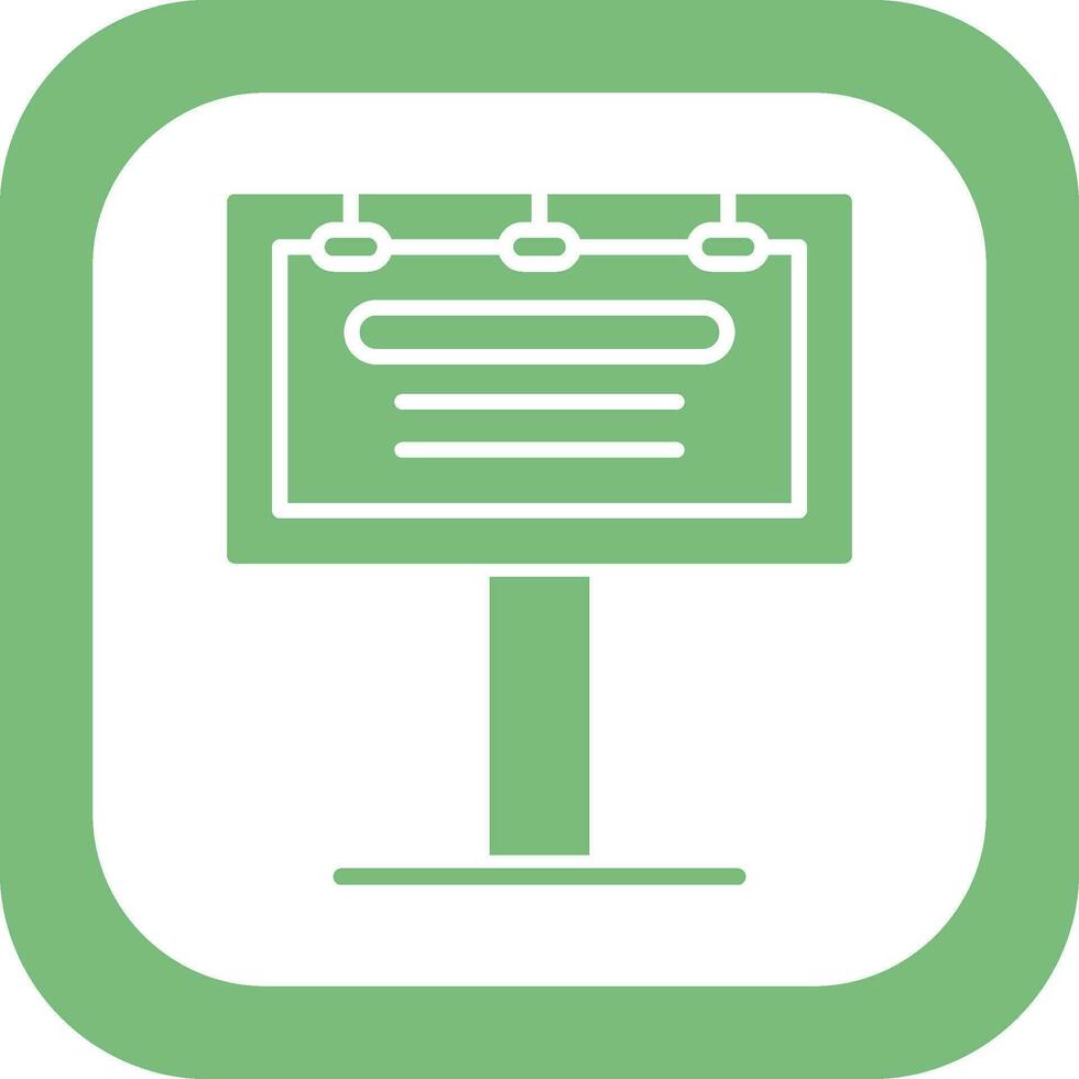Billboard Vector Icon