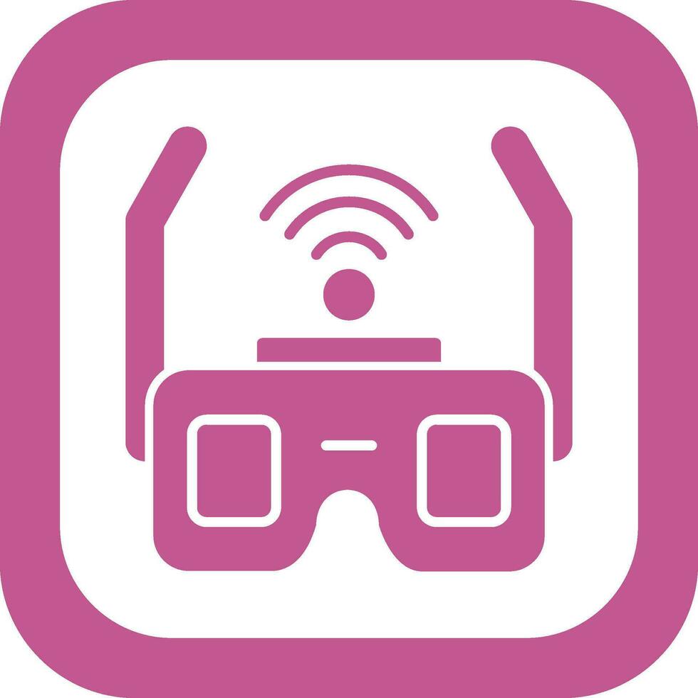 Smart Glasses Vector Icon