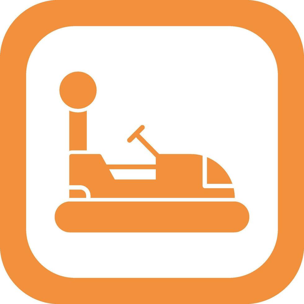 Bumper Car Vector Icon