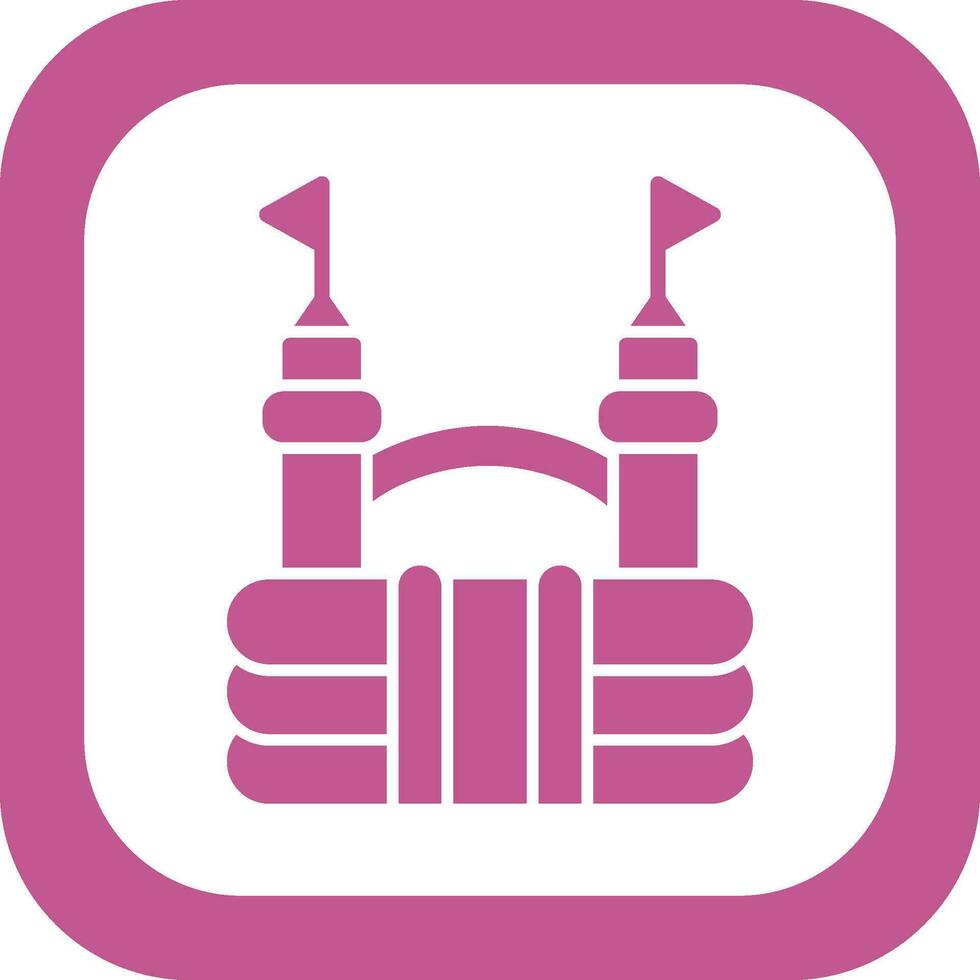 Bouncy Castle Vector Icon