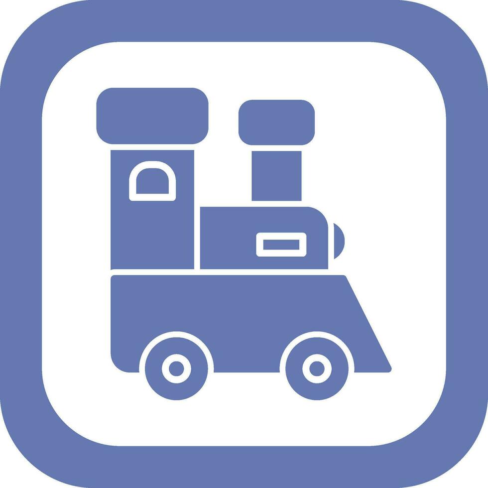 Toy Train Vector Icon