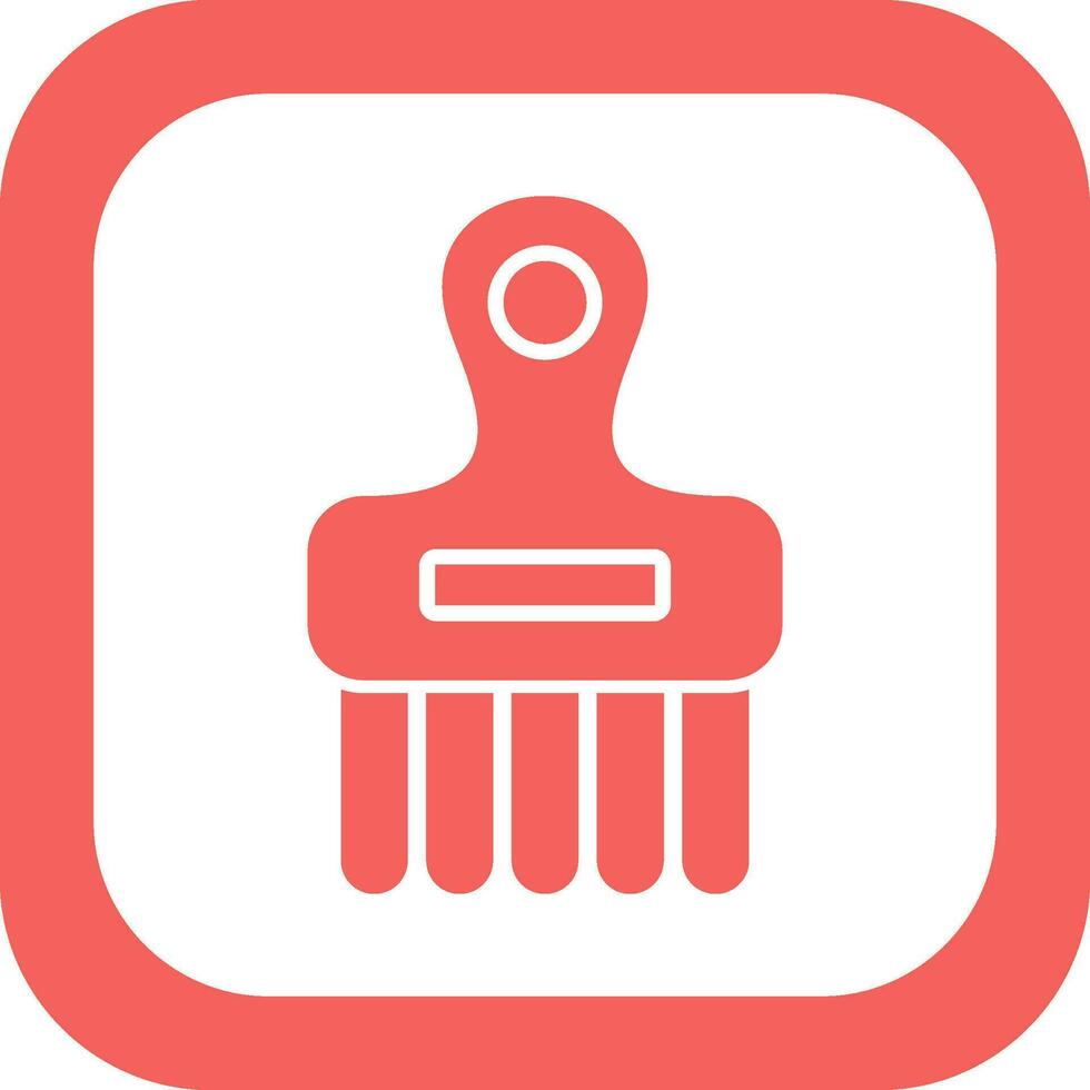 Afro Comb Vector Icon