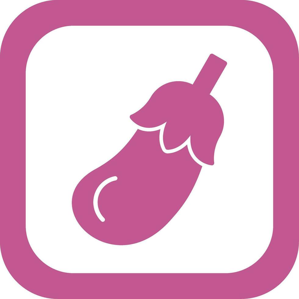 Eggplant Vector Icon