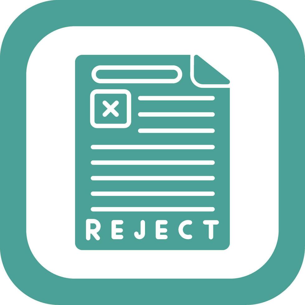 Reject Vector Icon