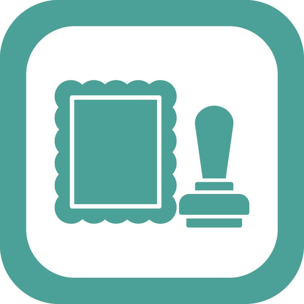 stamped Vector Icon