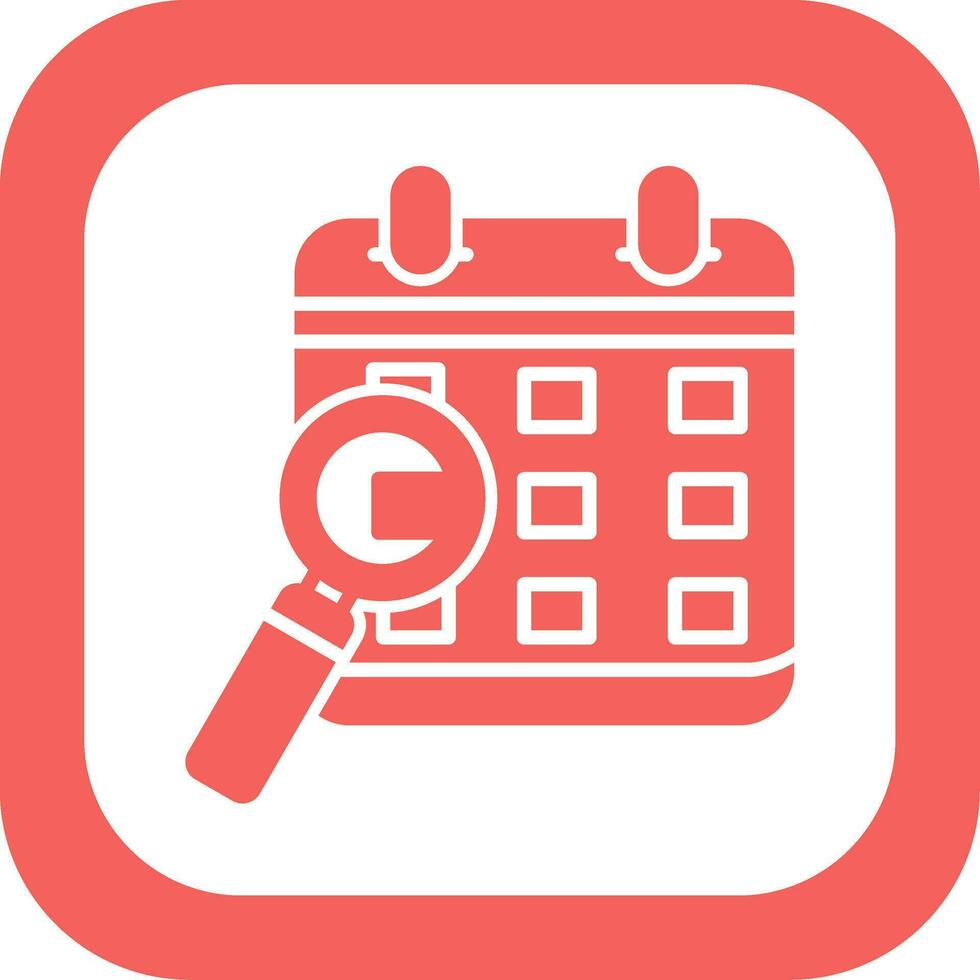 icono de vector de calendario