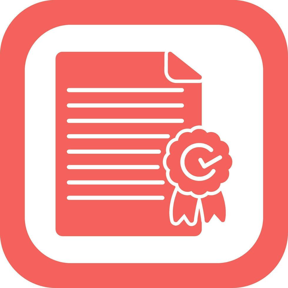 certificate Vector Icon