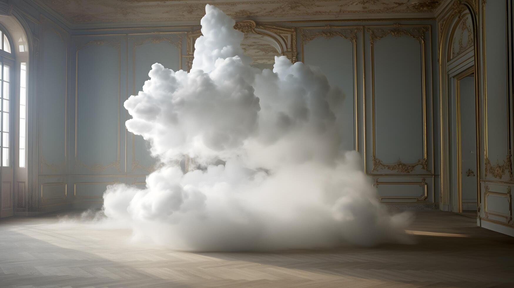 Clouds background wallpaper, colorful sky design, photo