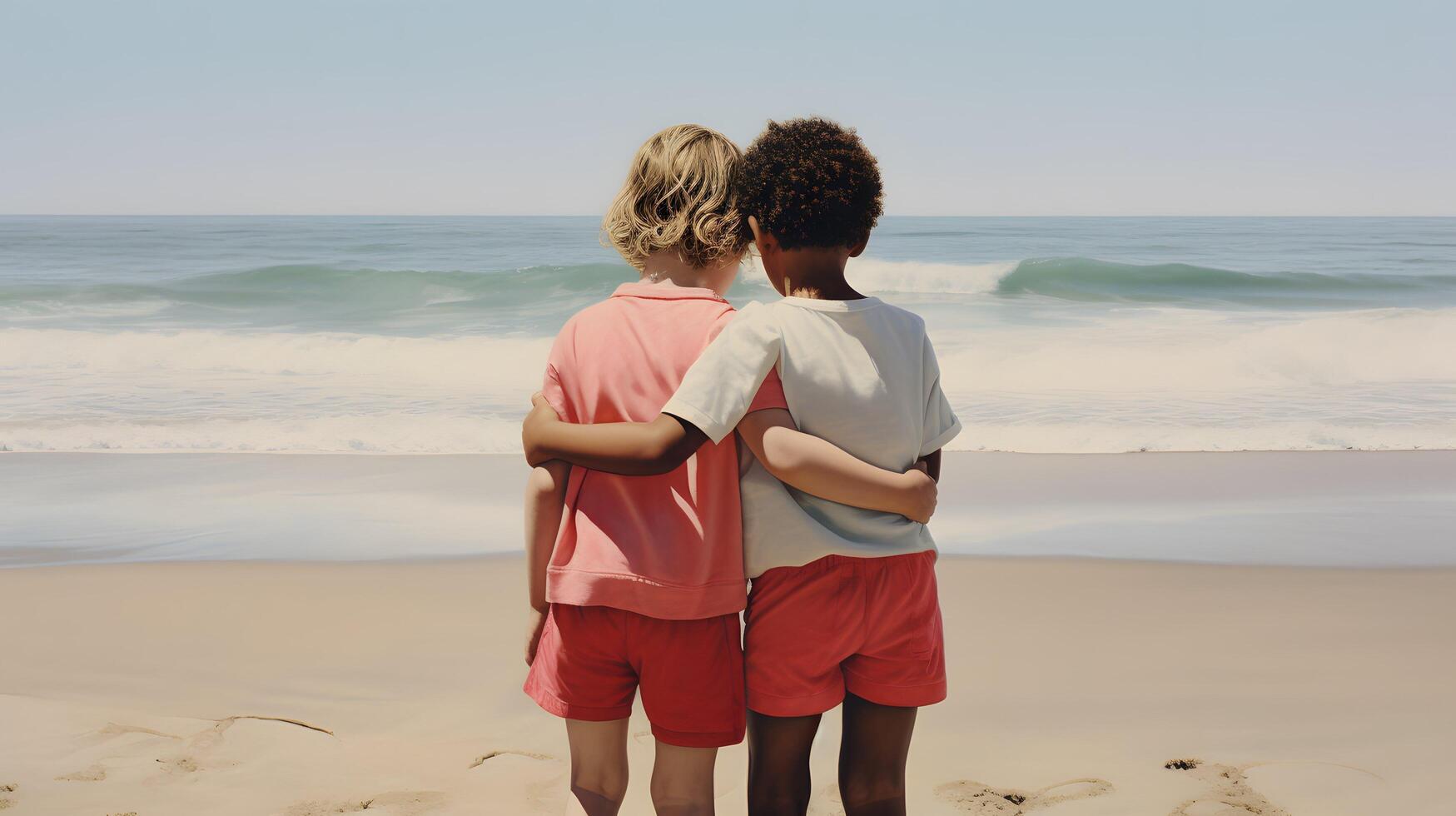 Friendship day, best friends, buddies having fun, photo