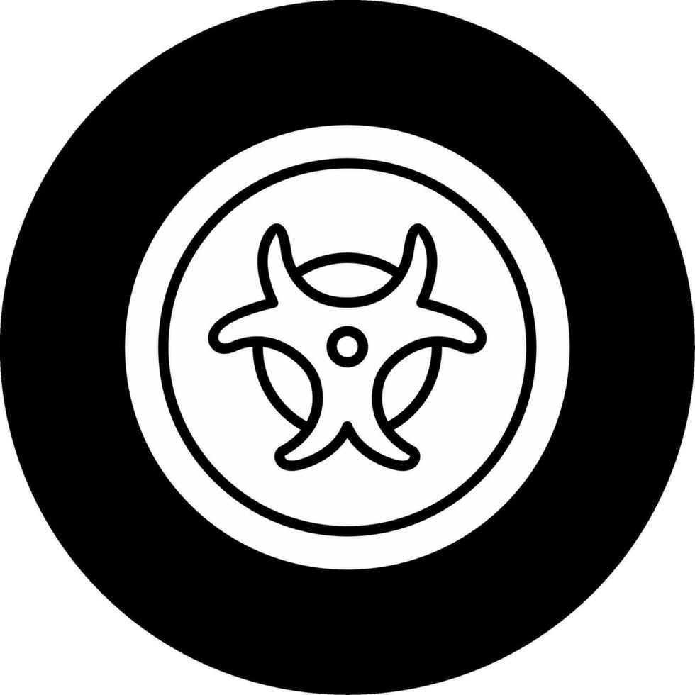 Biohazard Sign Vector Icon