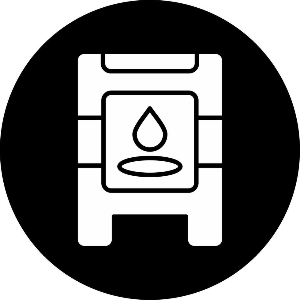 Wet Floor Vector Icon