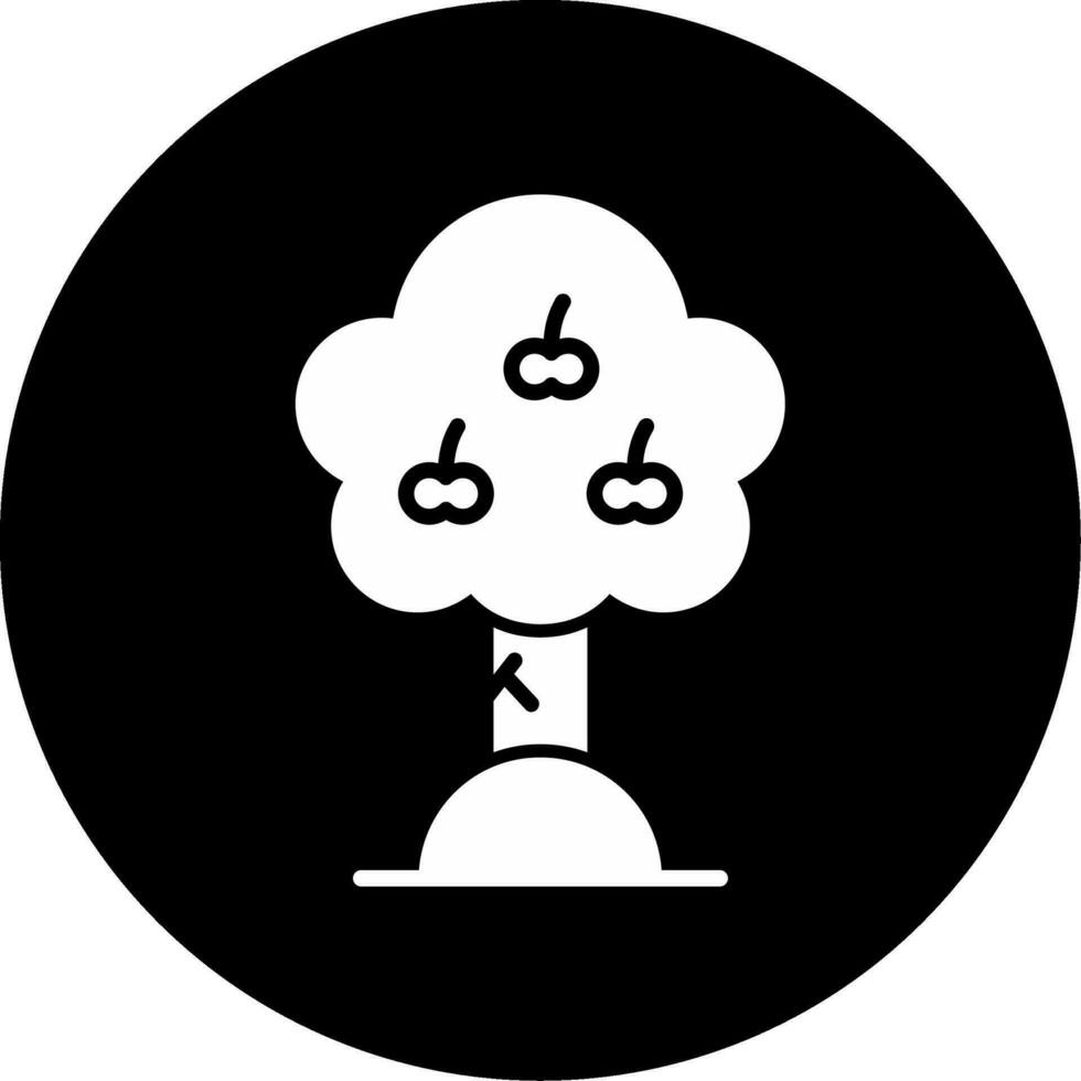 Apple Tree Vector Icon