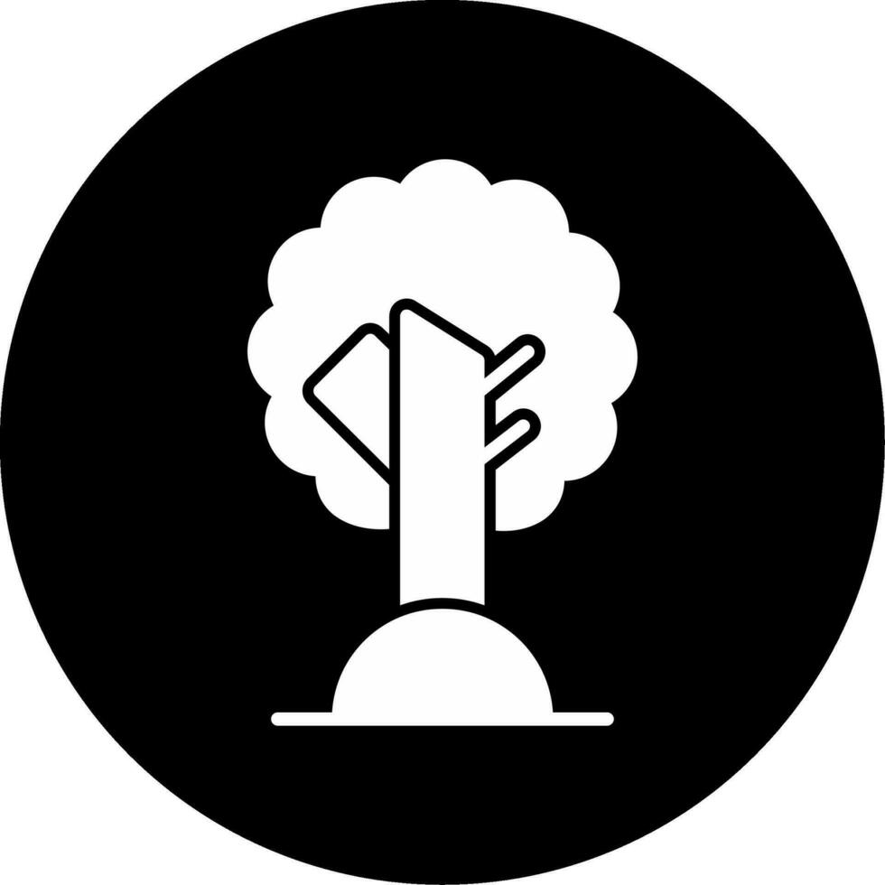 icono de vector de árbol