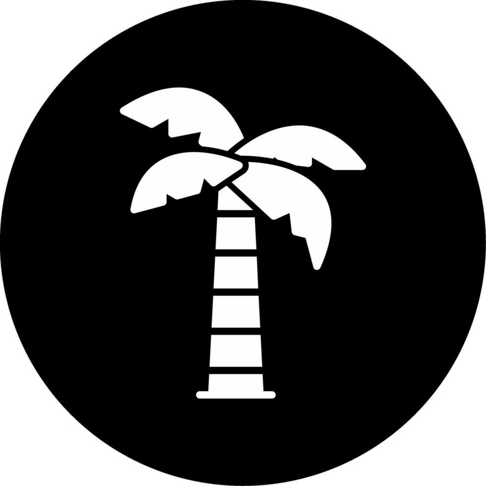 icono de vector de árbol de Palma