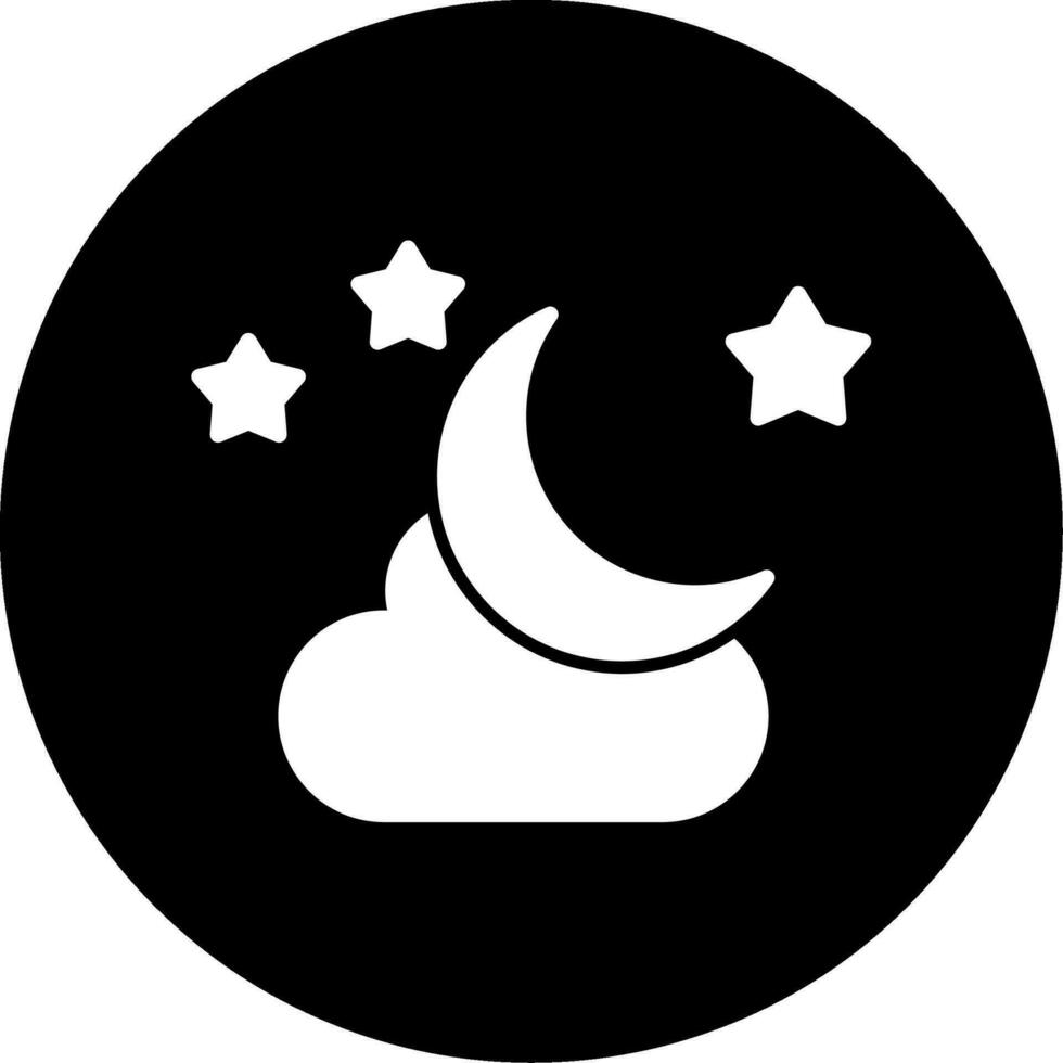 icono de vector de luna