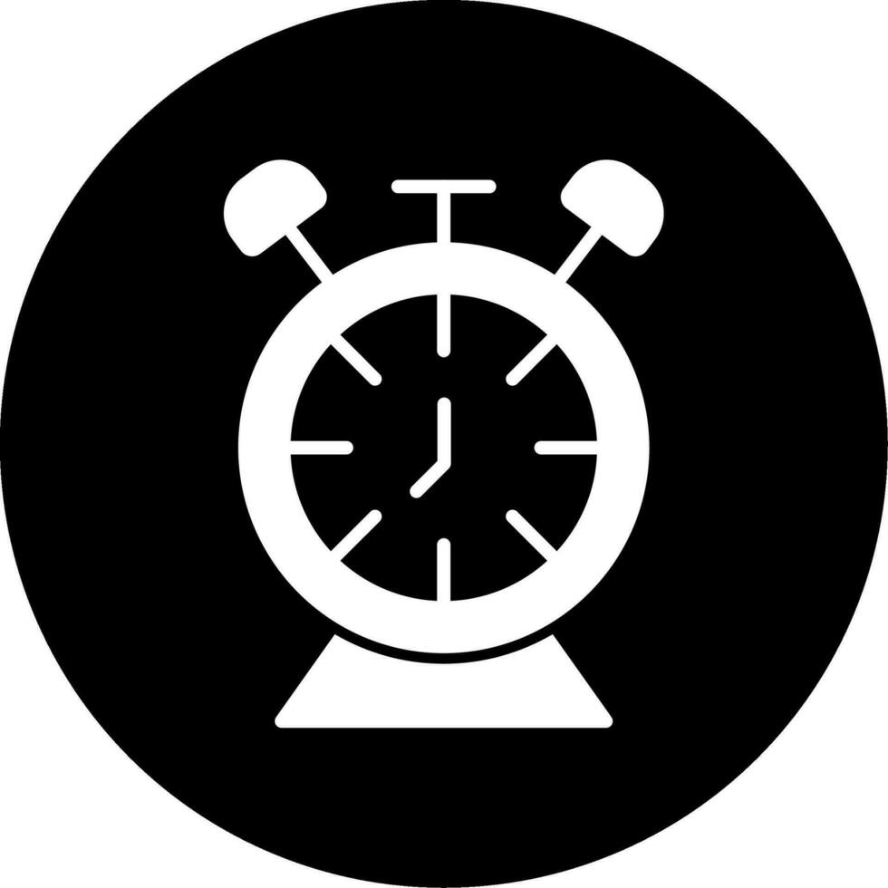 Desk Clock Vector Icon
