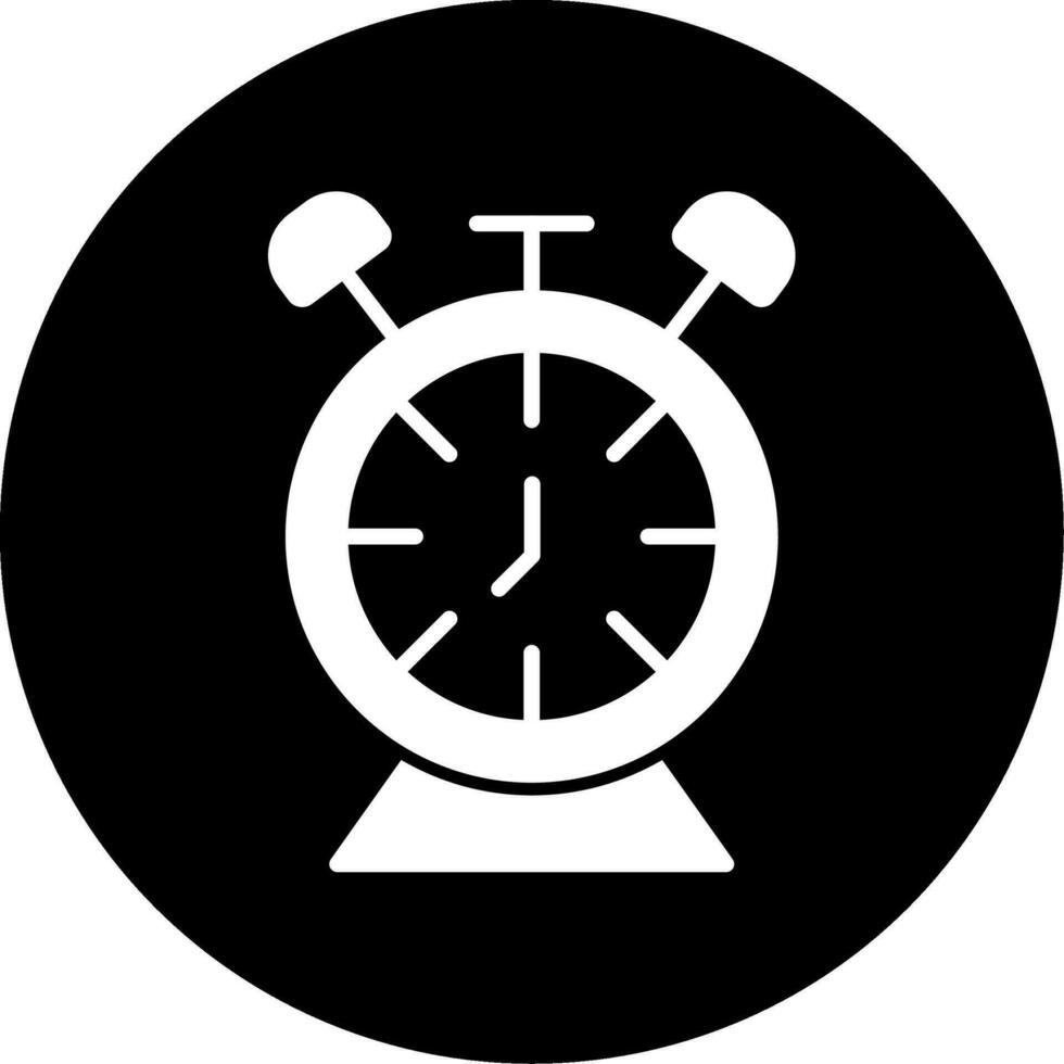 icono de vector de reloj de escritorio