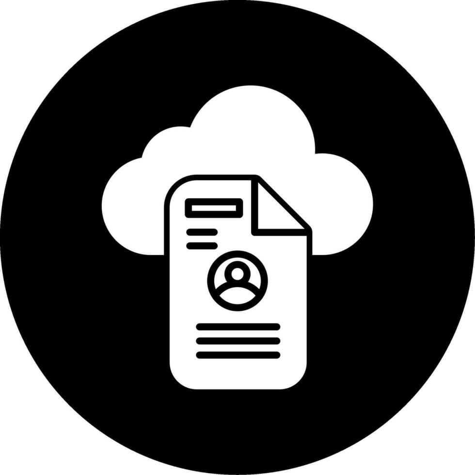 Cloud Data Vector Icon