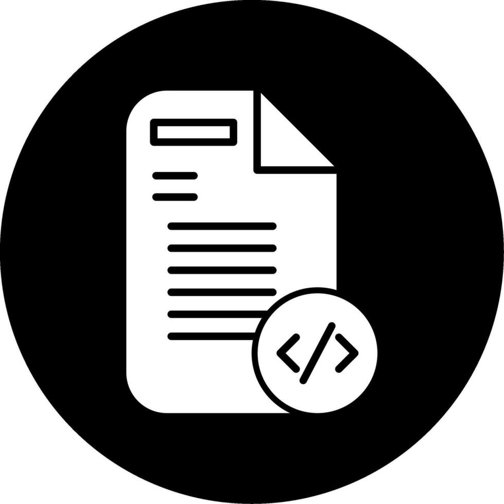 icono de vector de documento