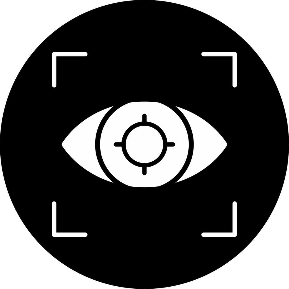 ojo rastreo vector icono