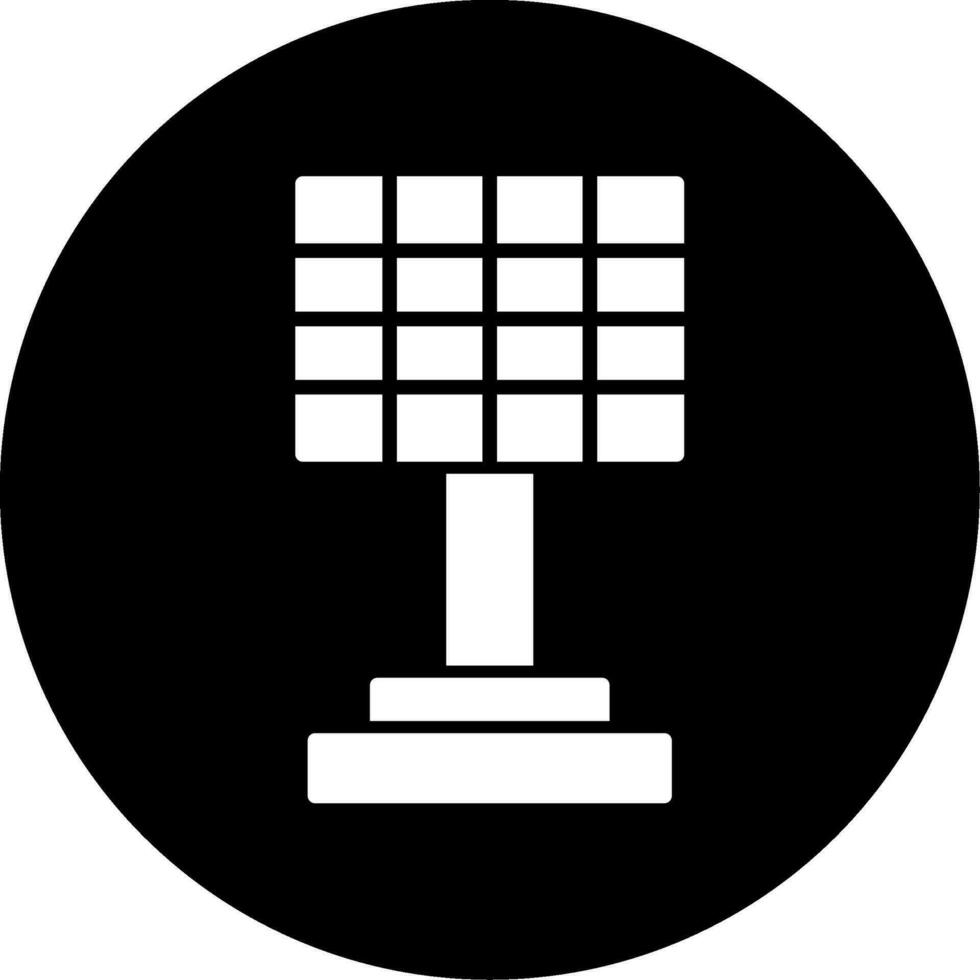 icono de vector de panel solar