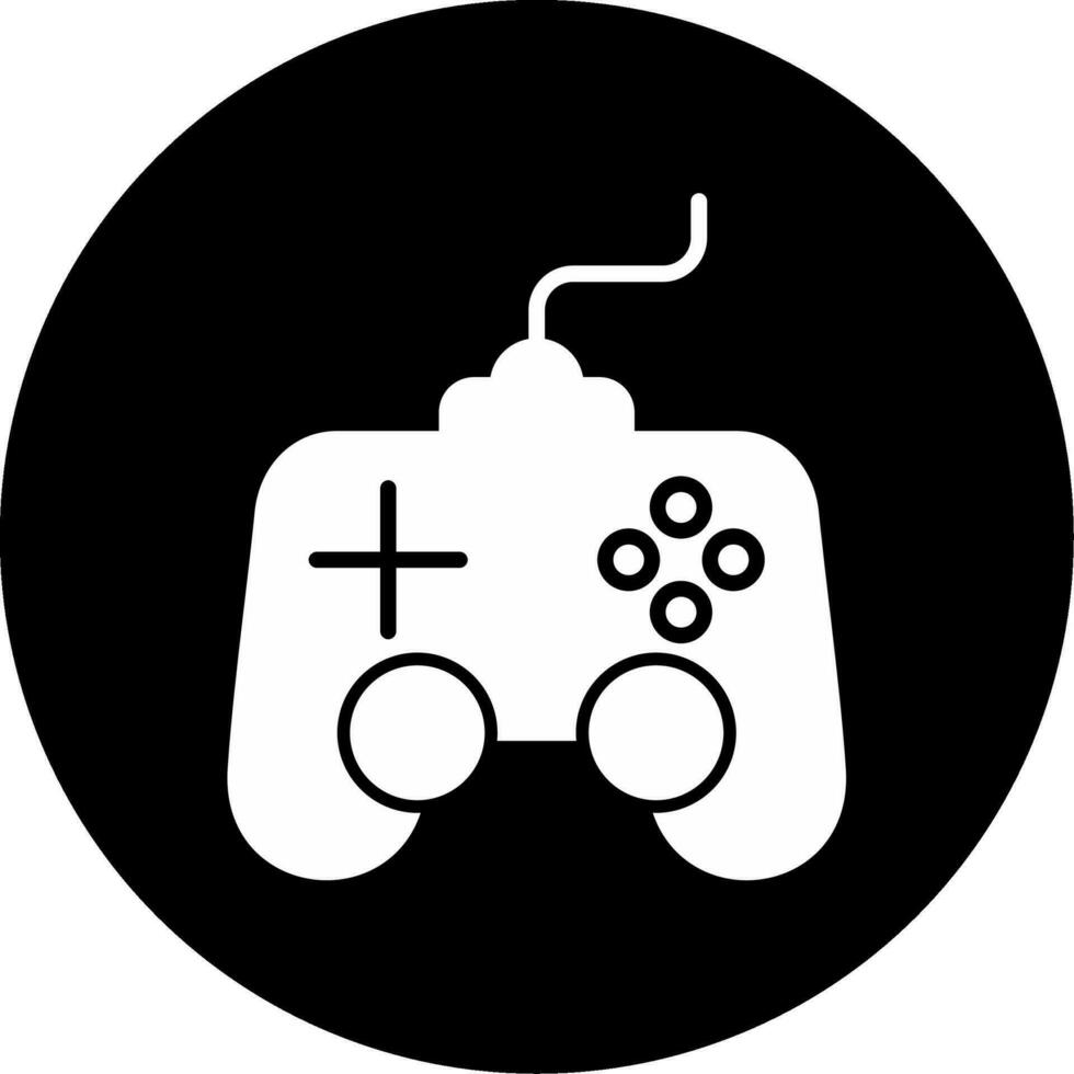 icono de vector de controlador de juego