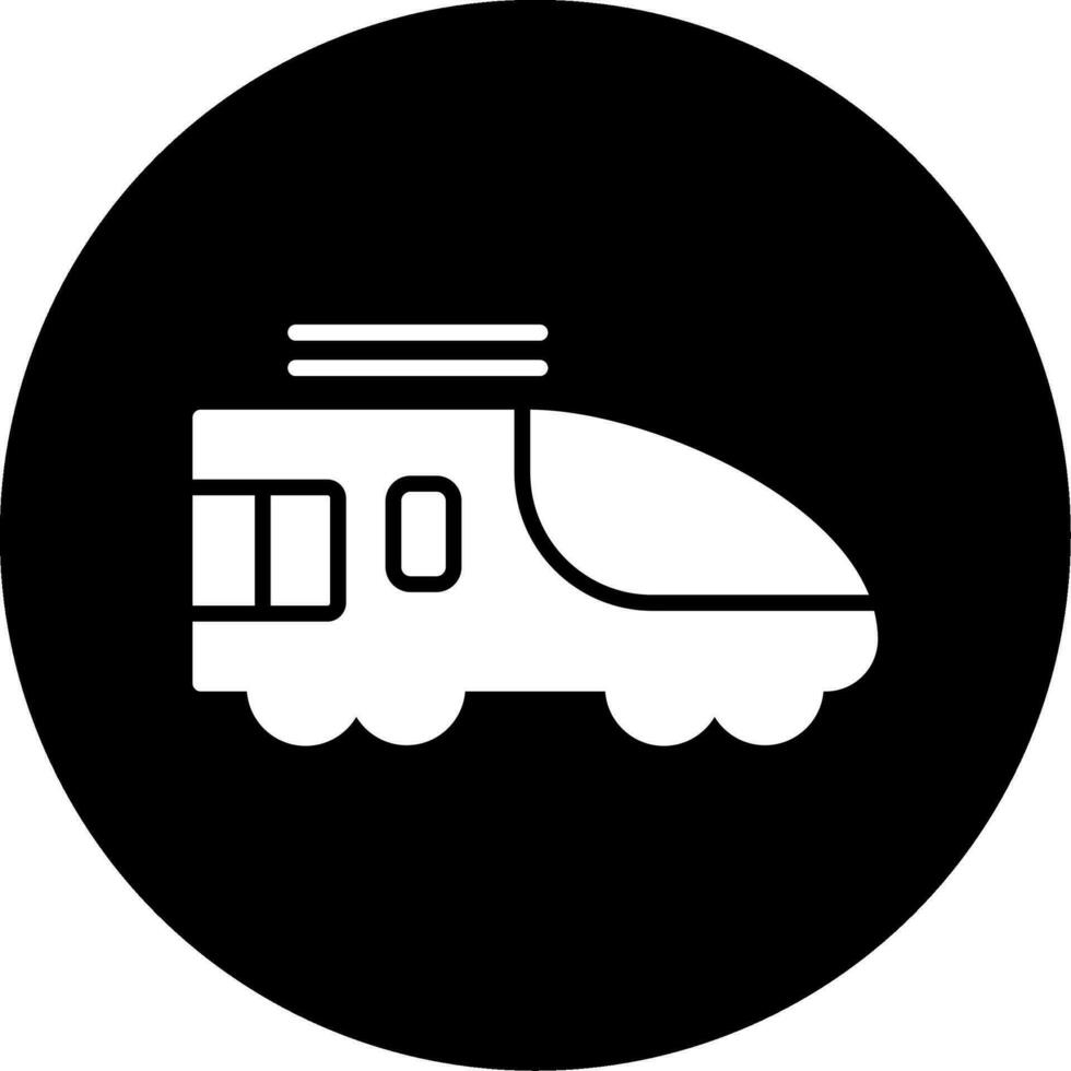 alto velocidad tren vector icono